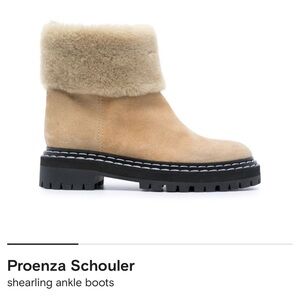 Proenza Schouler Shearling Suede Boots
EU Size 37/ US 7